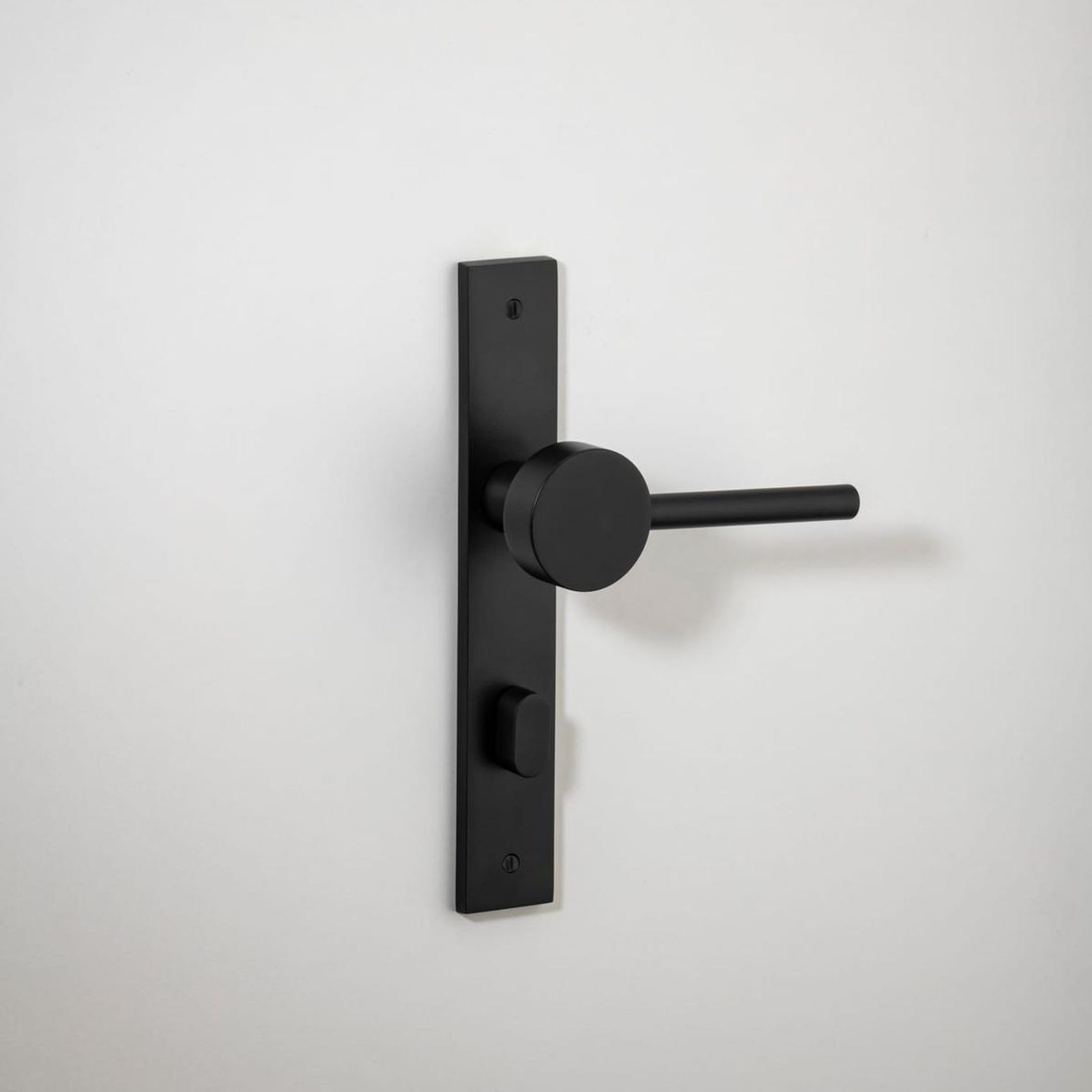 Geppetto Door Lever - Rectangular Backplate gallery detail image
