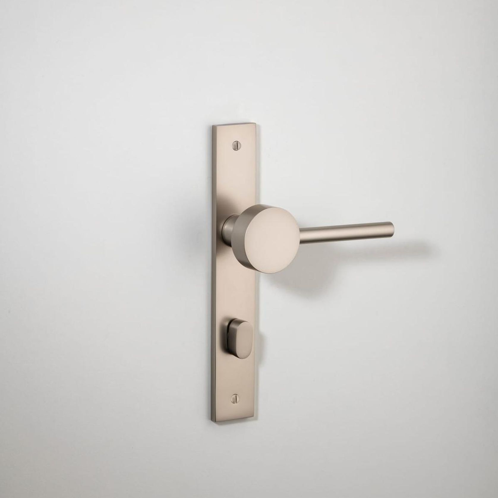 Geppetto Door Lever - Rectangular Backplate gallery detail image