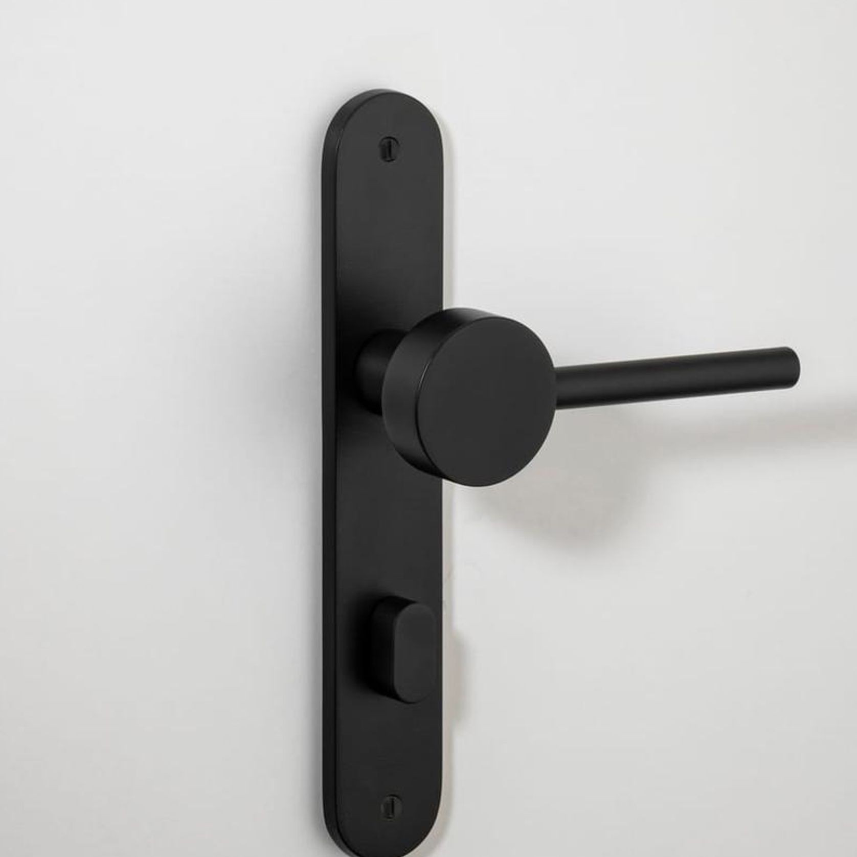 Geppetto Door Lever - Oval Backplate gallery detail image