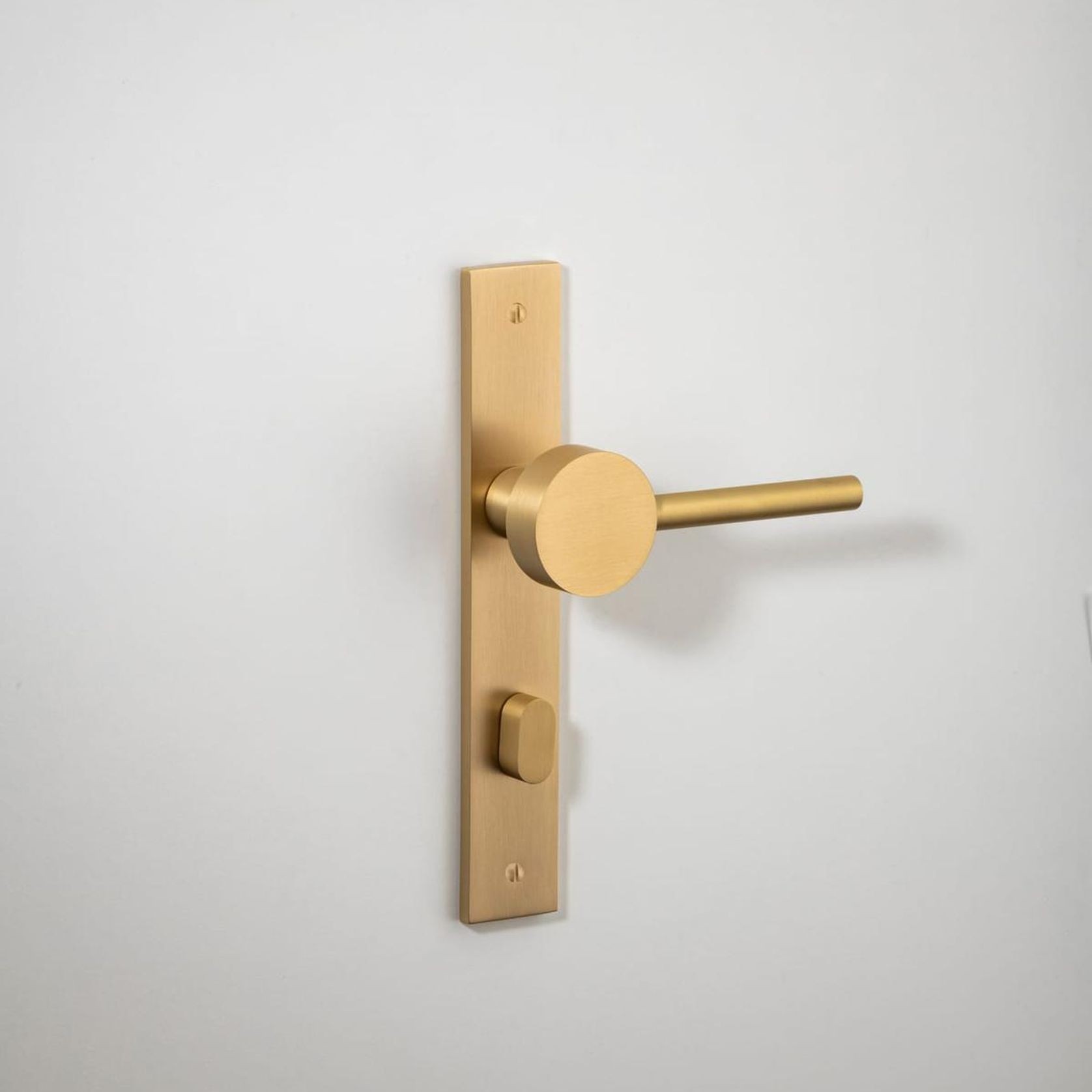 Geppetto Door Lever - Rectangular Backplate gallery detail image