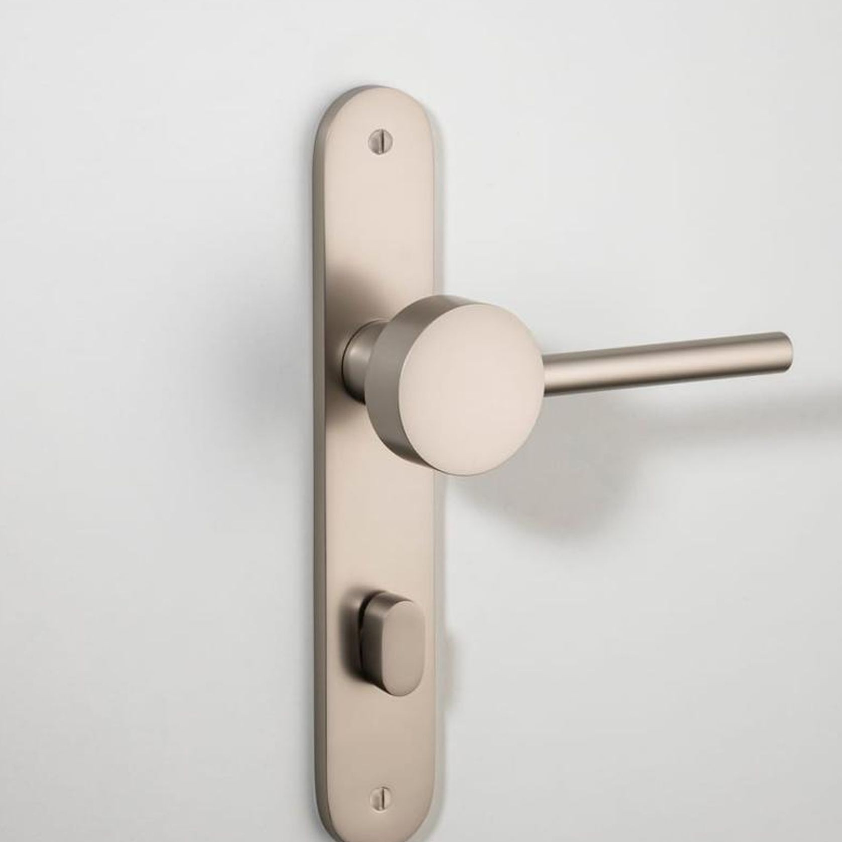 Geppetto Door Lever - Oval Backplate gallery detail image