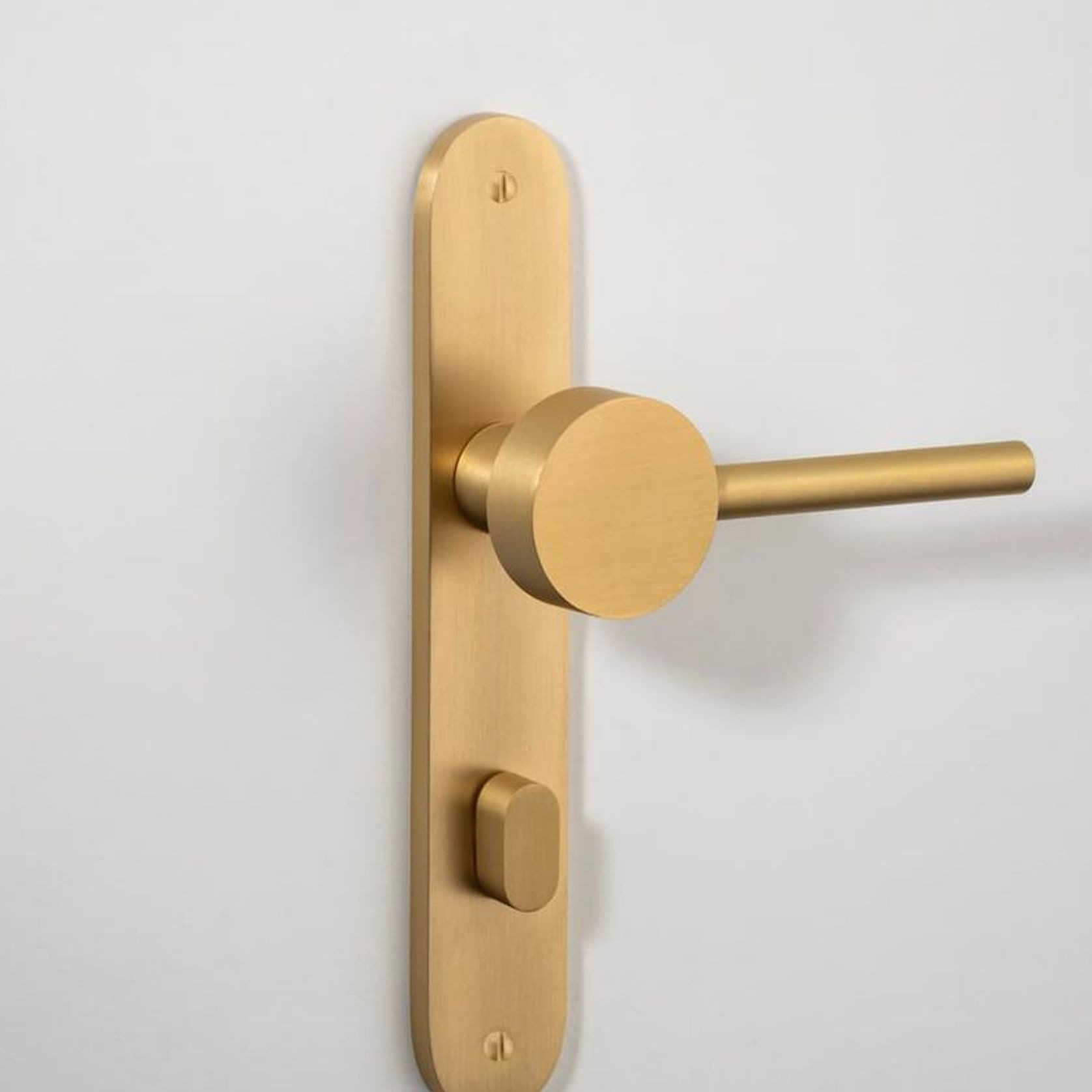 Geppetto Door Lever - Oval Backplate gallery detail image
