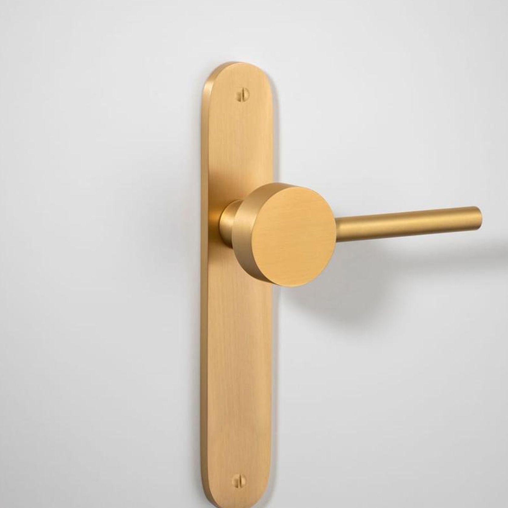 Geppetto Door Lever - Oval Backplate gallery detail image