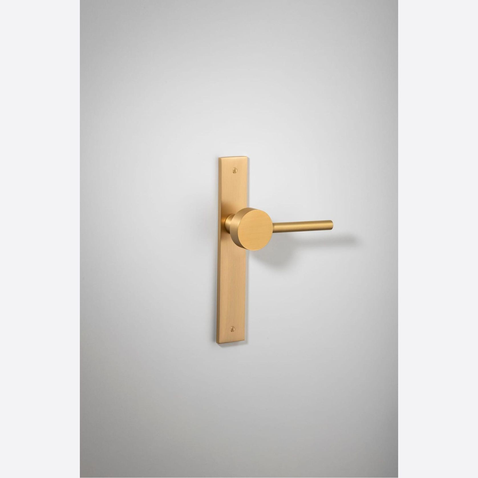Geppetto Door Lever - Rectangular Backplate gallery detail image