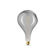 A165 Organic Shape Smoke grey glass E27 Light Bulb gallery detail image