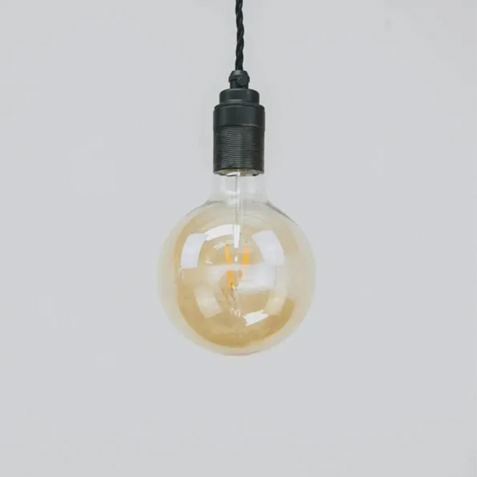 G125 LED Filament Light Bulb (Amber) gallery detail image