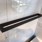 Nova Towel Bar Chrome - Matte Black gallery detail image