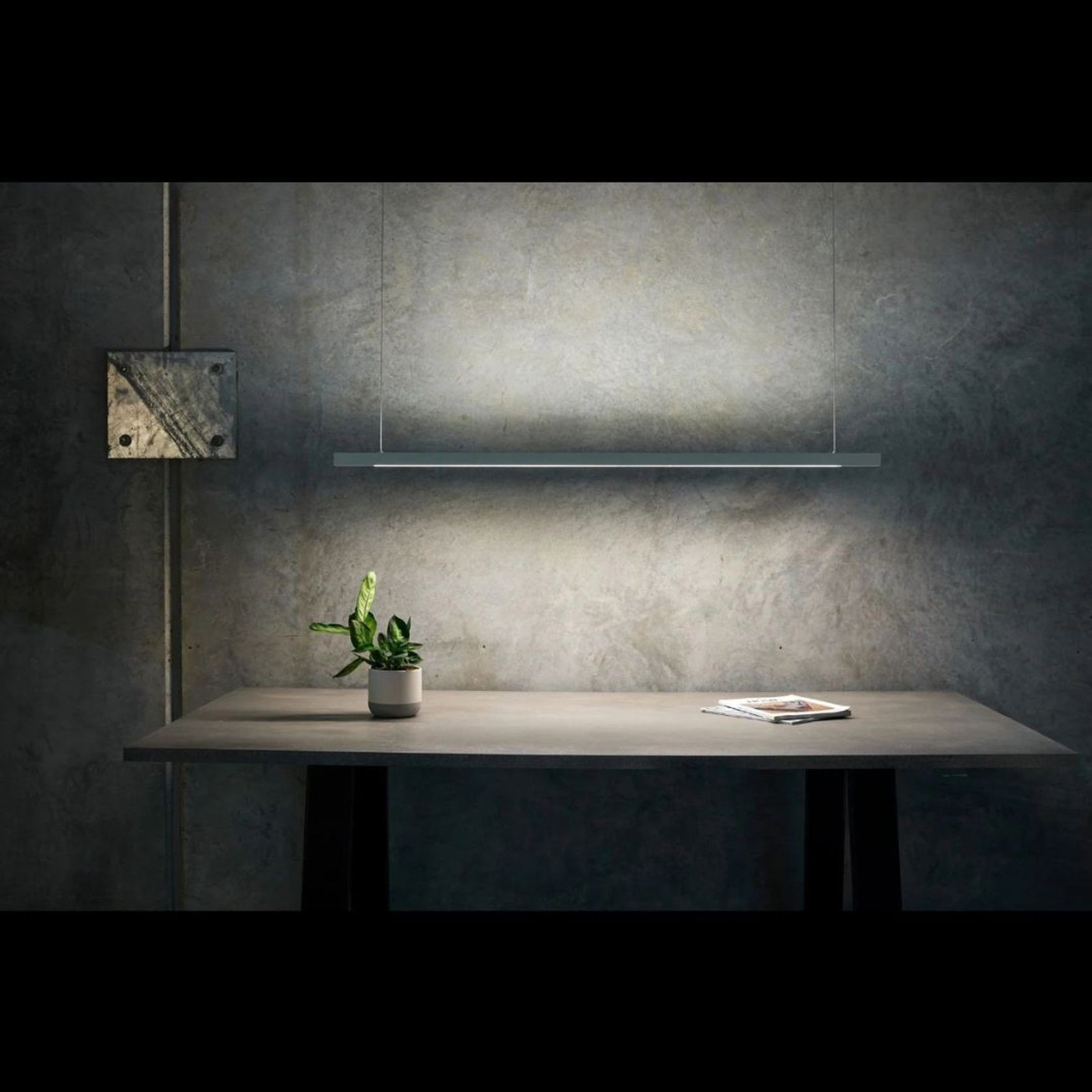 Capsühl Linear LED Linear Pendant White gallery detail image