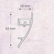 Surface Mounted Extrusion for Cove Lighting gallery detail image