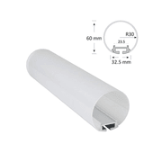 064D Small Tubular Diffuser Extrusion