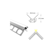 Trimless Outer Corner Extrusion gallery detail image