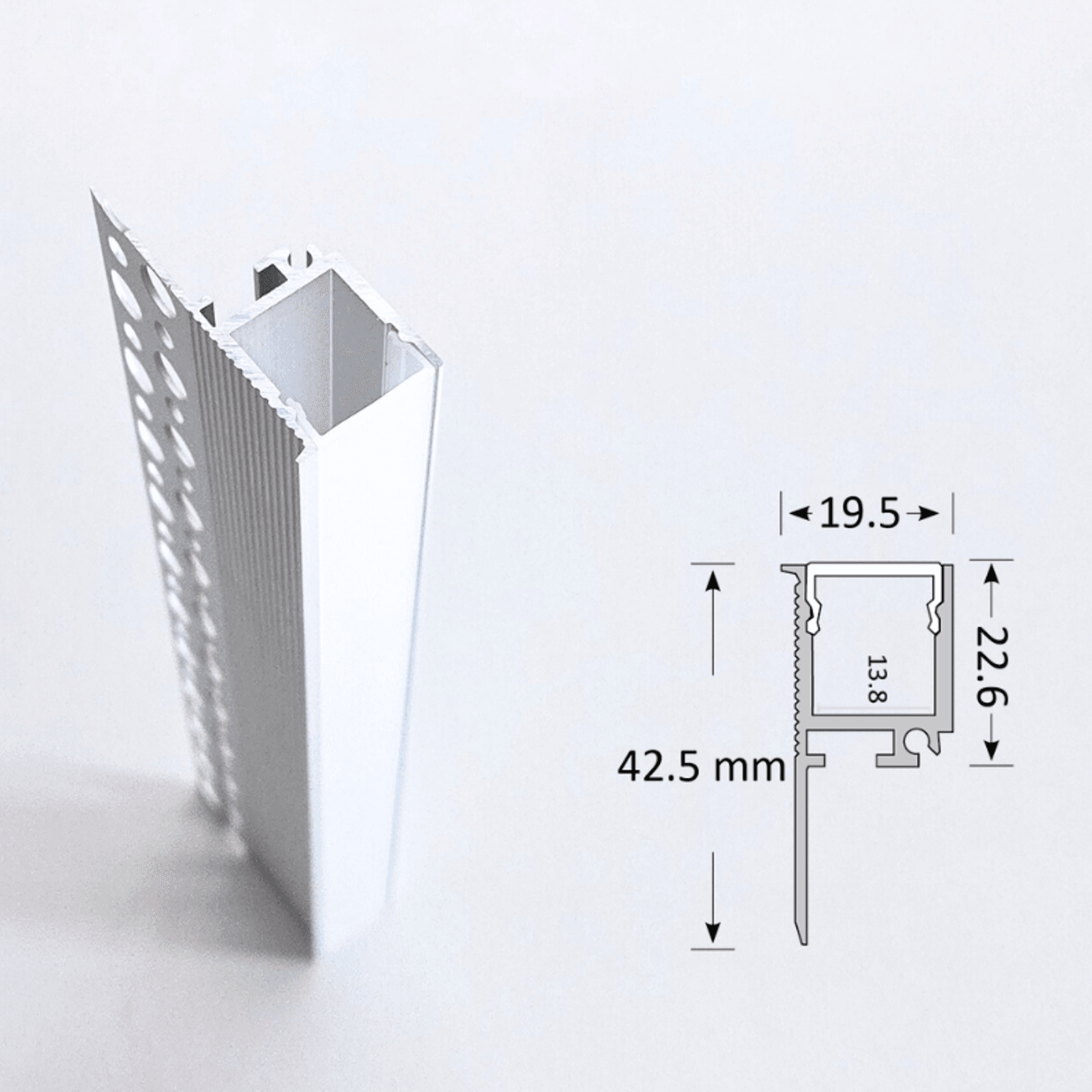 TL023 trimless extrusion