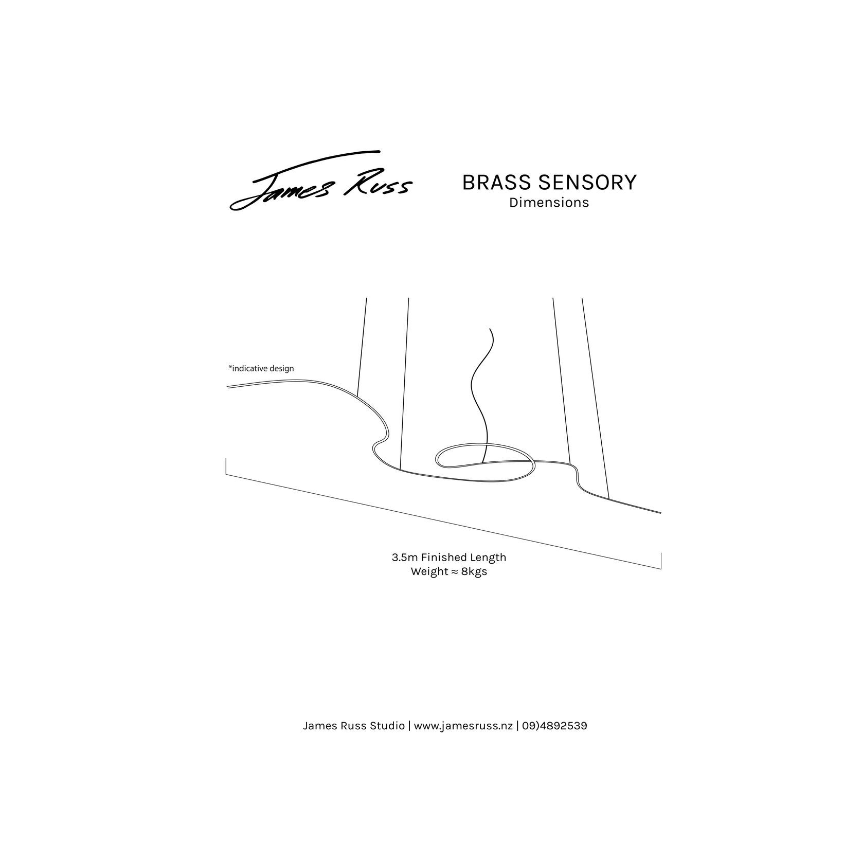 Brass Sensory Light gallery detail image