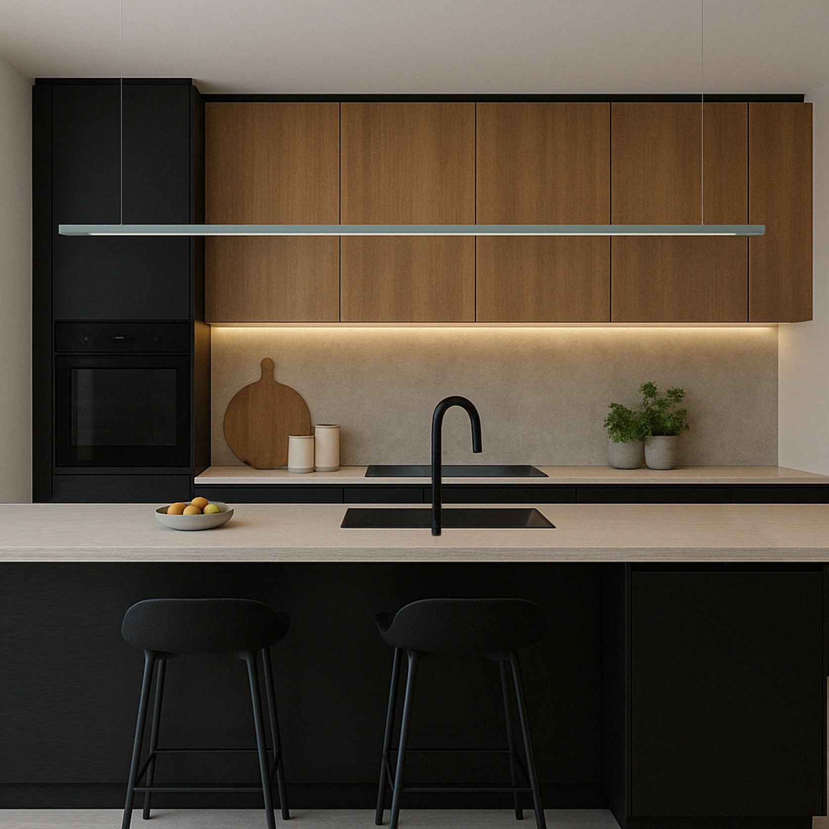 Capsühl Linear LED Pendant Custom Colour gallery detail image
