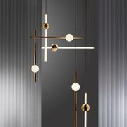 Orion Tube Light - Polished Gunmetal gallery detail image