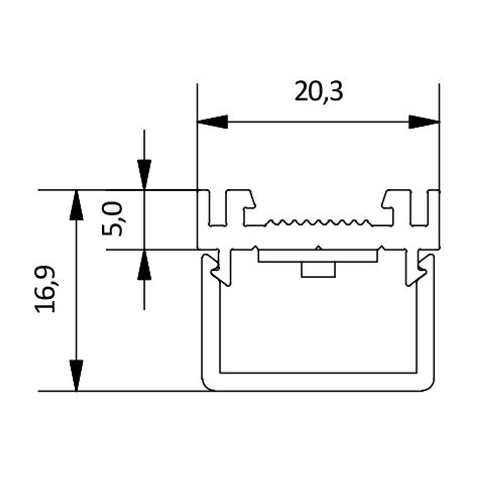 Sideways Sally 5R Linear LED Light gallery detail image