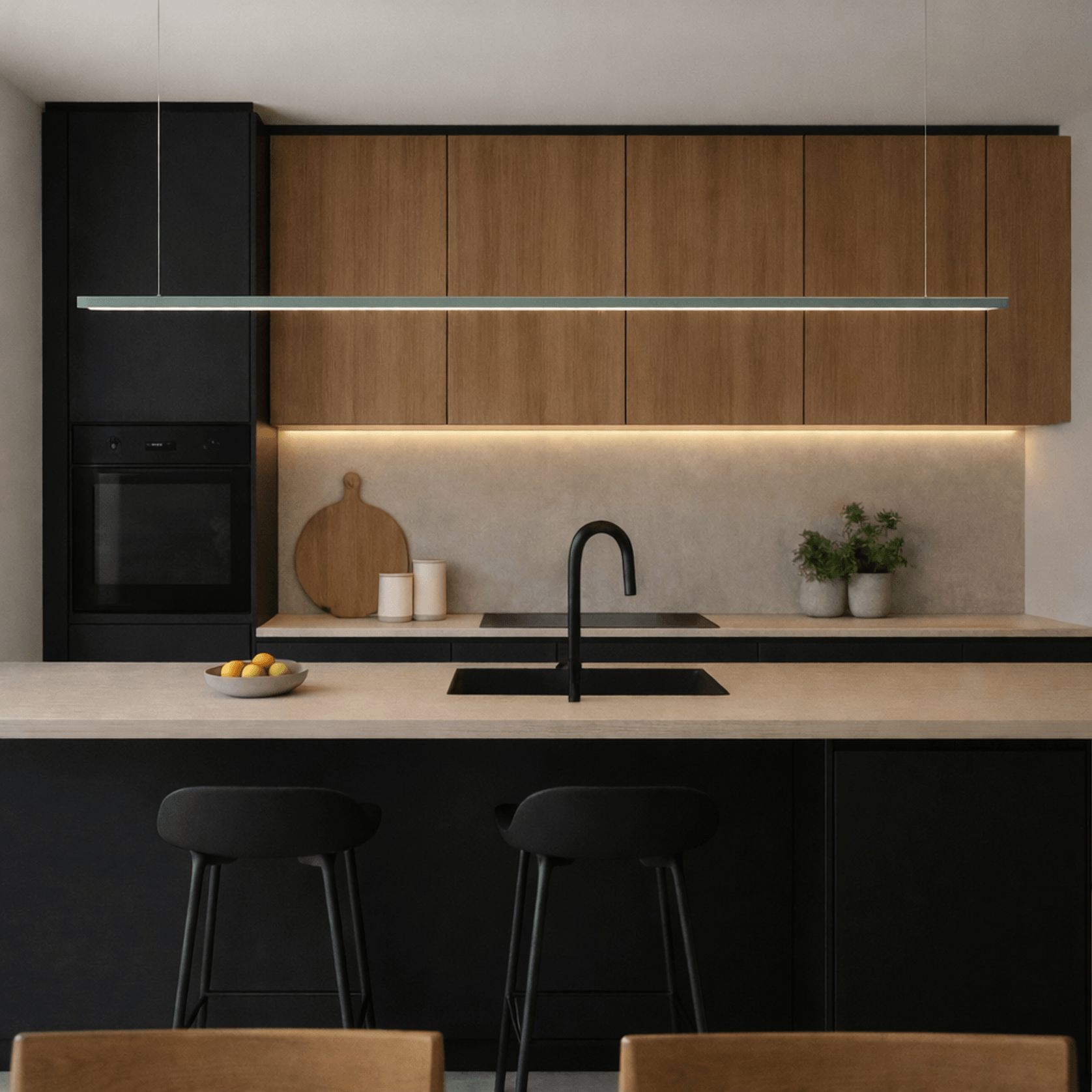 Capsühl Linear LED Pendant Custom Colour gallery detail image