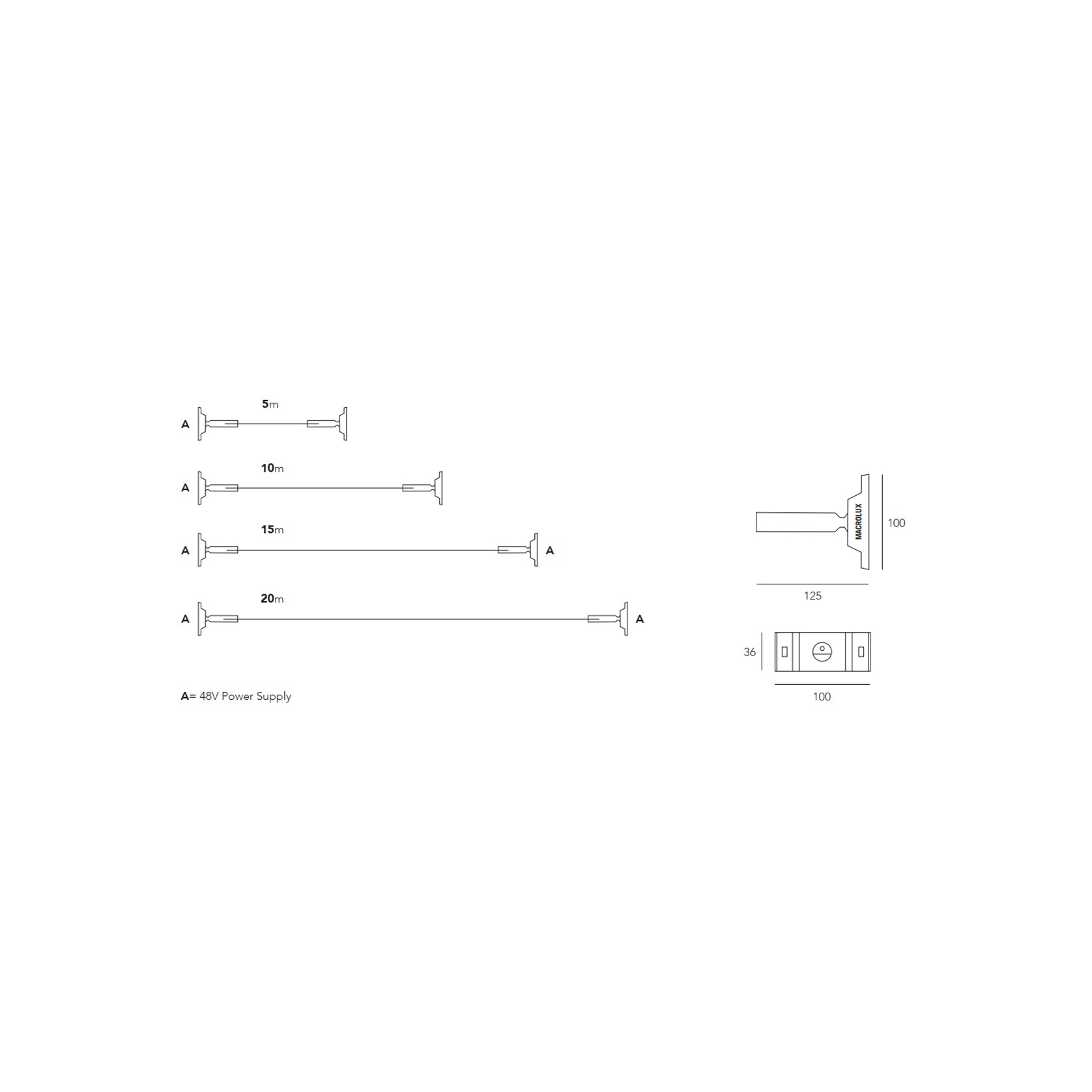 TRATTO IP20 Linear Light by Macrolux gallery detail image