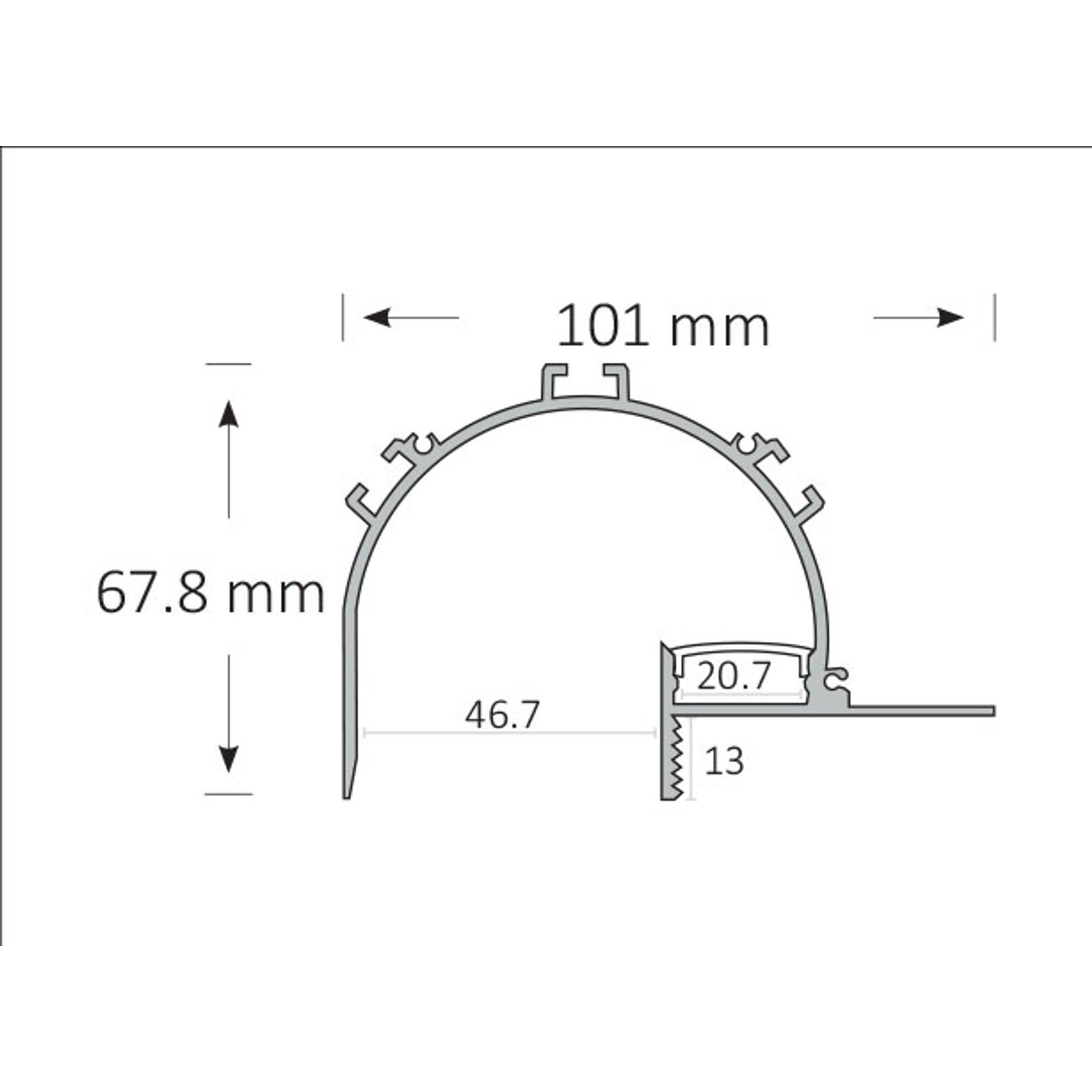 Vaulted Extrusion for Cove Lighting gallery detail image
