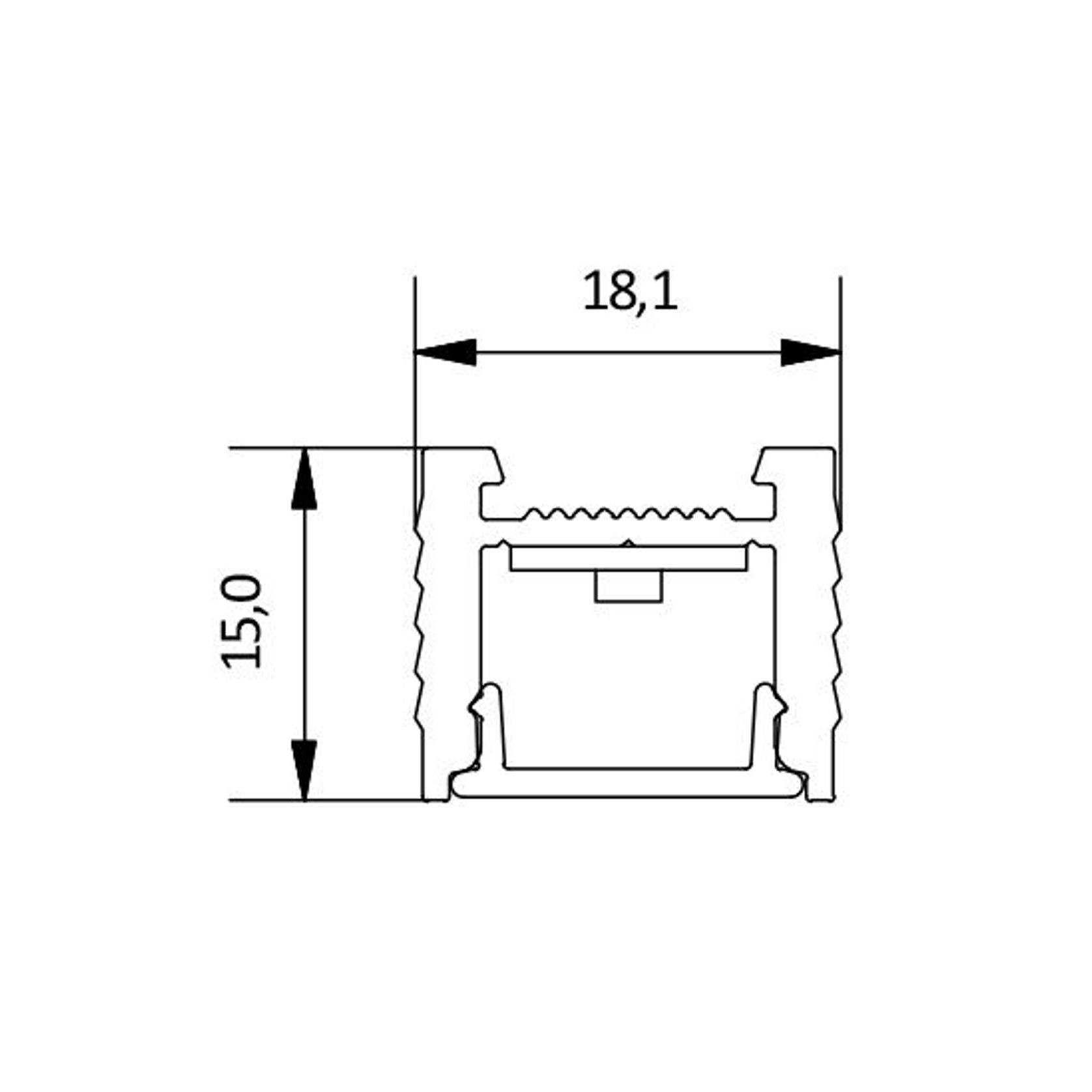 Trimless Tim 15 Linear LED Light gallery detail image