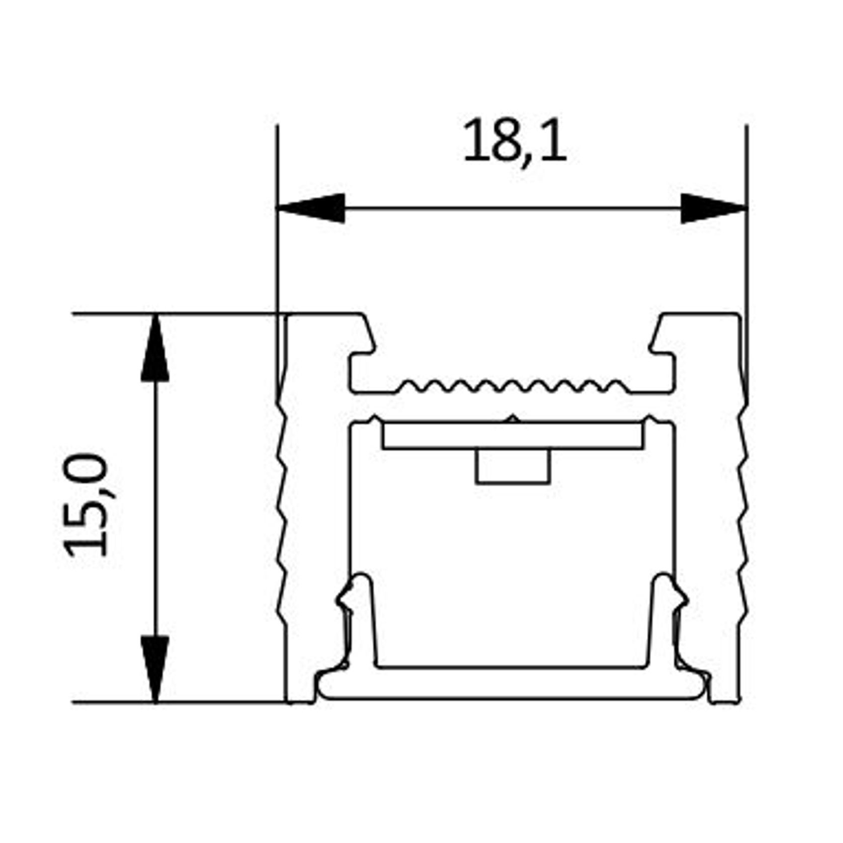 Trimless Tim 15 Linear LED Light gallery detail image