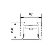 Trimless Tim 15 Linear LED Light gallery detail image