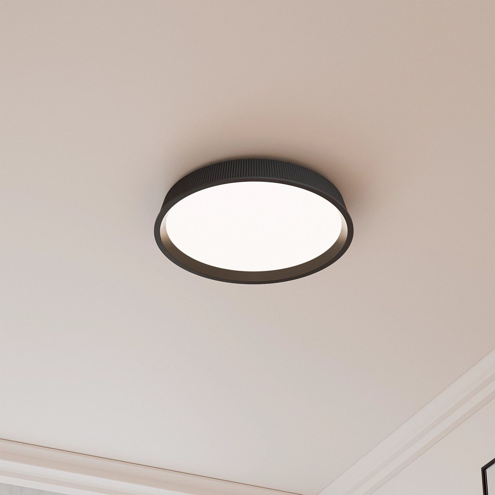 Kinglet Ribbed Ceiling Light gallery detail image