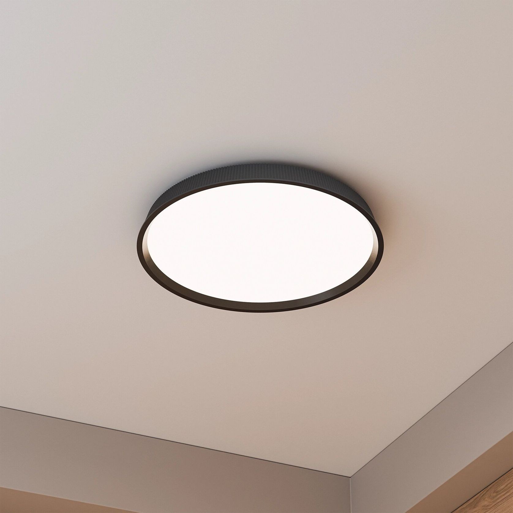 Kinglet Ribbed Ceiling Light gallery detail image