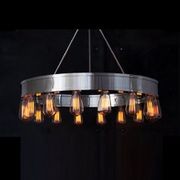 Roark 30″ Modular Ring Chandelier – Iron gallery detail image