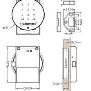 Armstrong Smart Digital Lock with Touch Panel gallery detail image