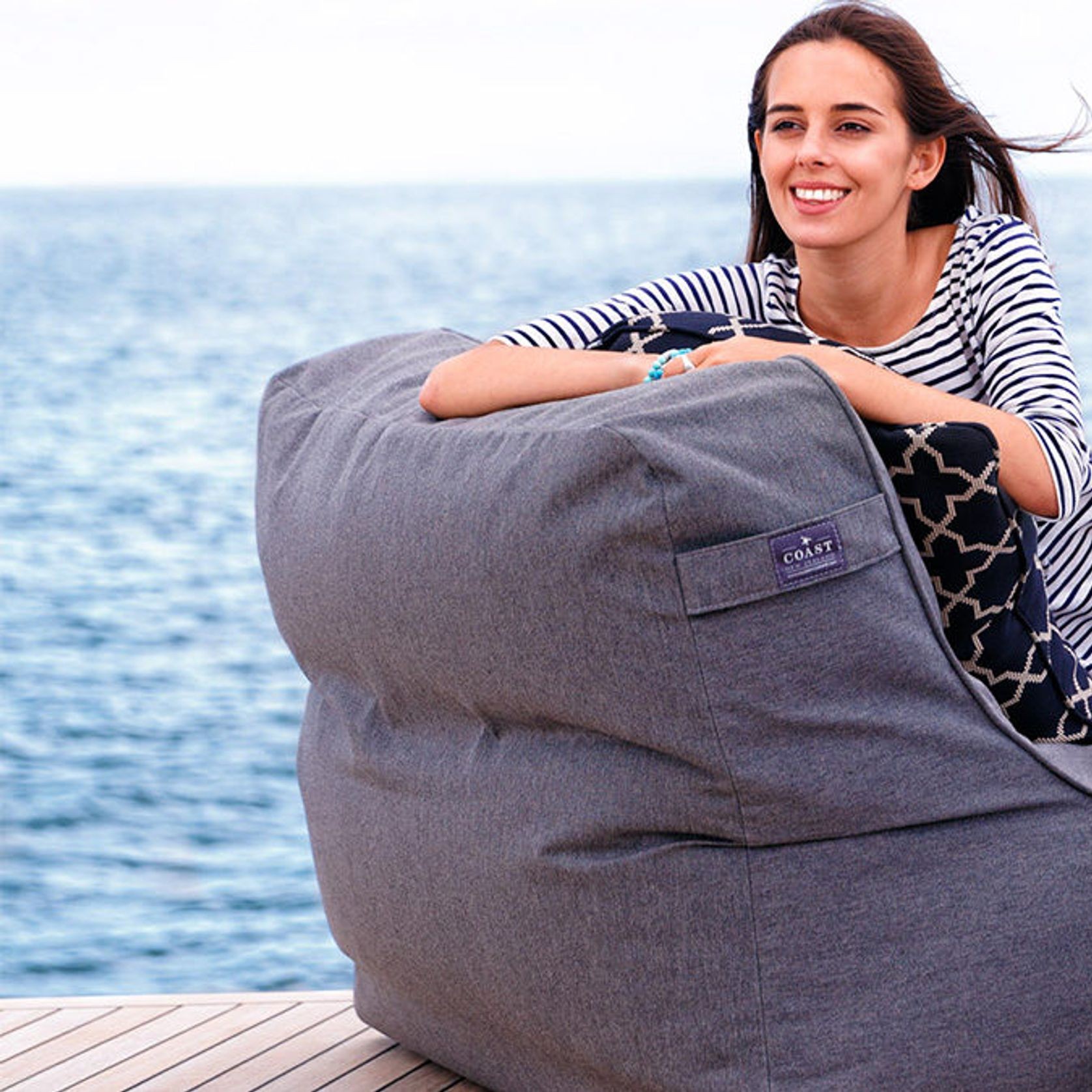 Isla Chair Luxury Outdoor Sunbrella Beanbag gallery detail image