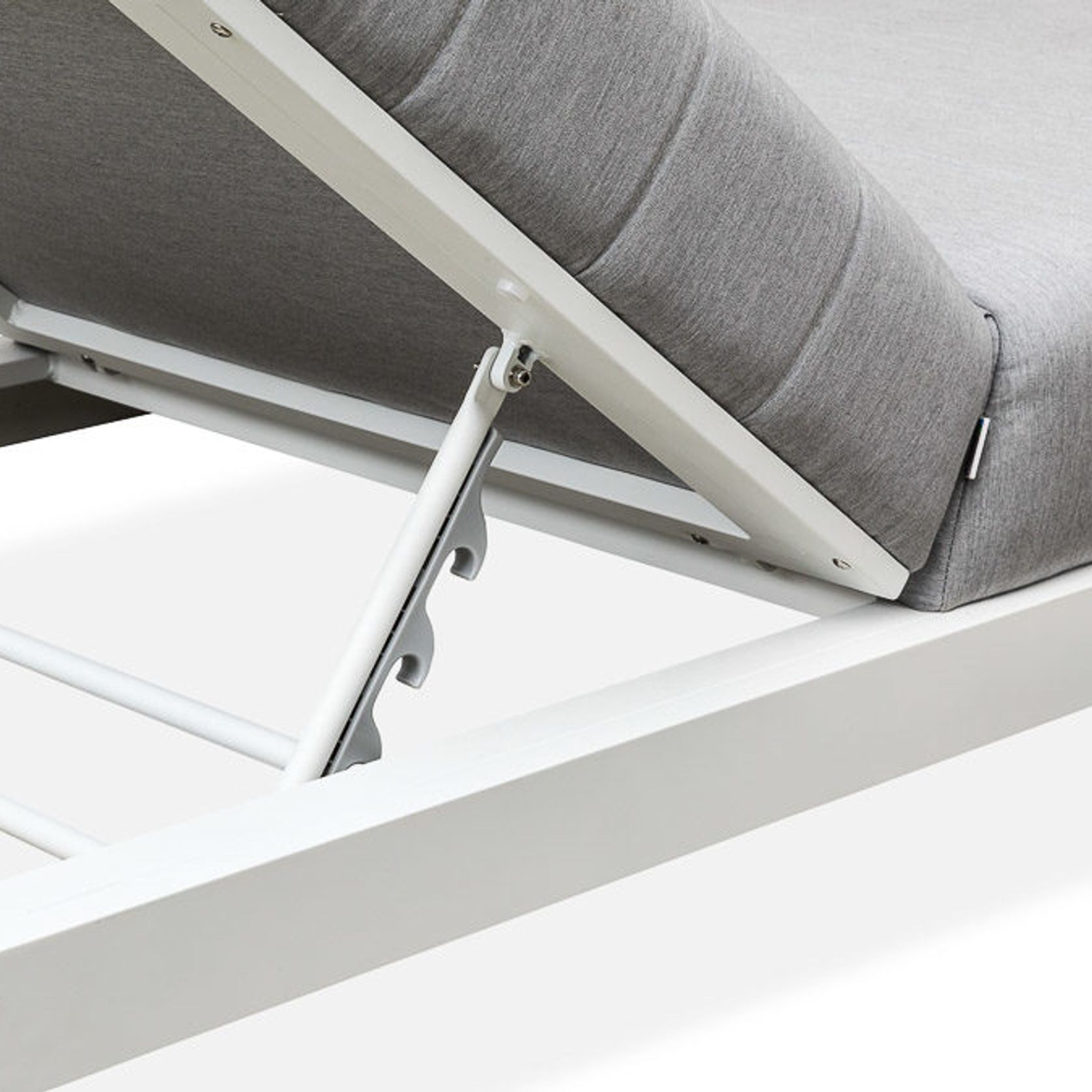 Piha White Outdoor Lounger gallery detail image