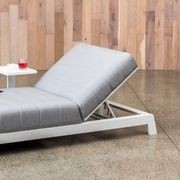 Piha White Outdoor Lounger gallery detail image