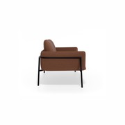 Charlie 2 Seat Sofa Terracotta Rust gallery detail image