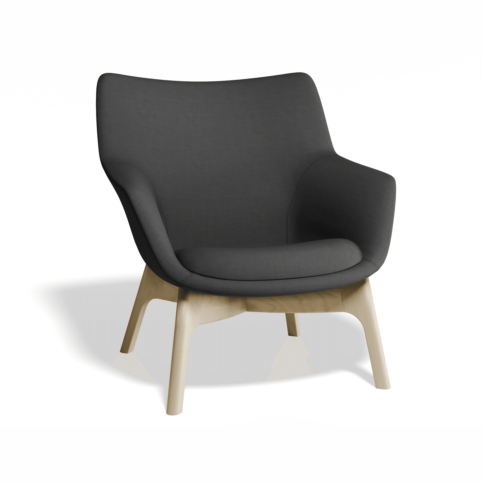 Flow Armchair - Dark Grey gallery detail image