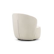 Zuri Swivel Lounge Chair | Bouclé Cream gallery detail image