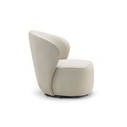 Zuri Swivel Lounge Chair | Bouclé Taupe gallery detail image