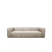 Stirling 3 Seater Italian Leather Sofa | Riverstone gallery detail image