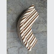 Striped Semi-Circular Mid Century Sofa gallery detail image