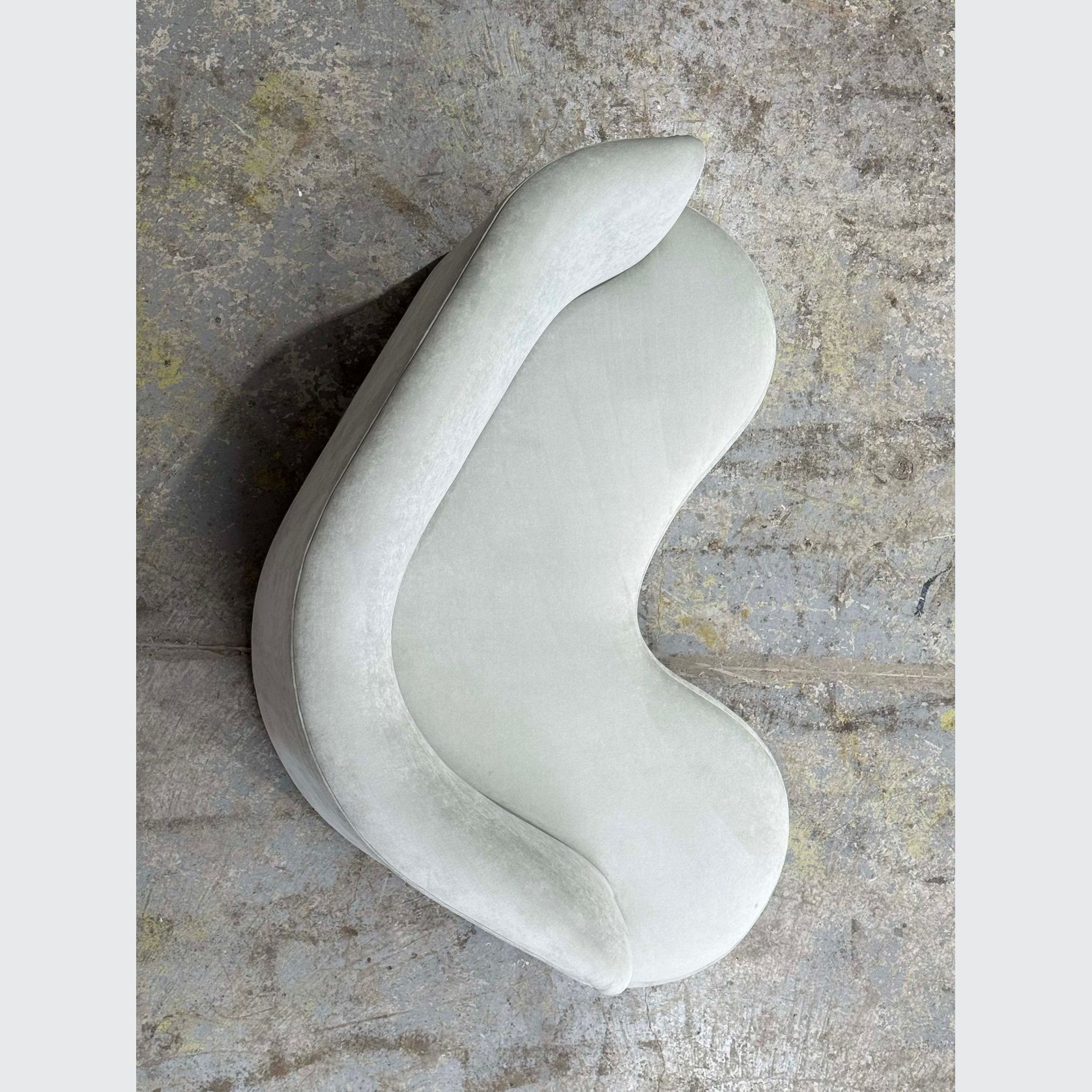 Mid Century Curved Lounge Sofa gallery detail image