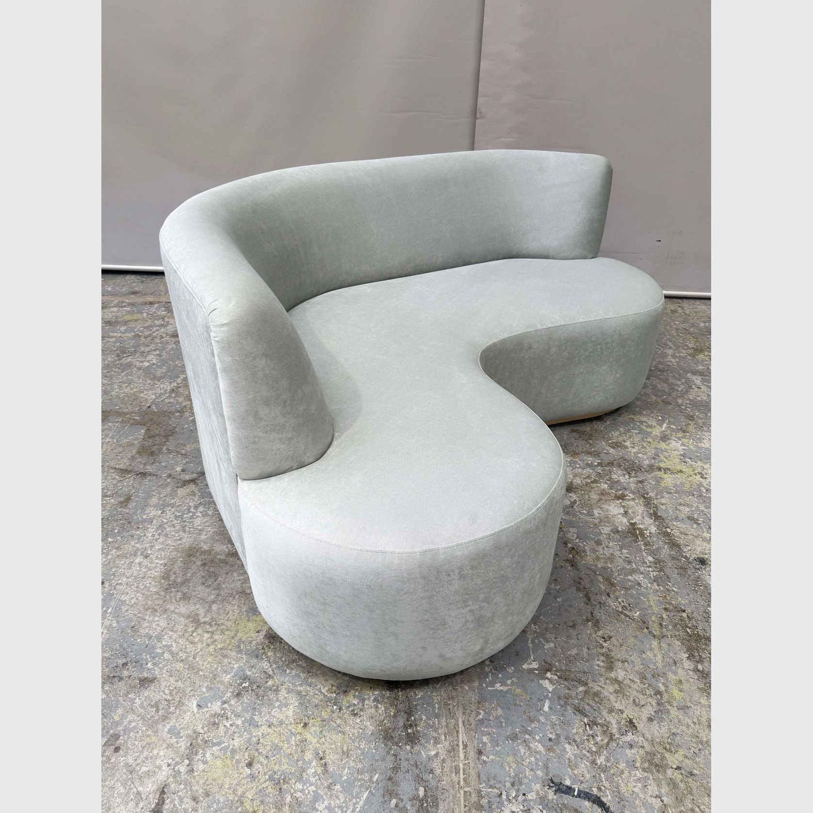 Mid Century Curved Lounge Sofa gallery detail image