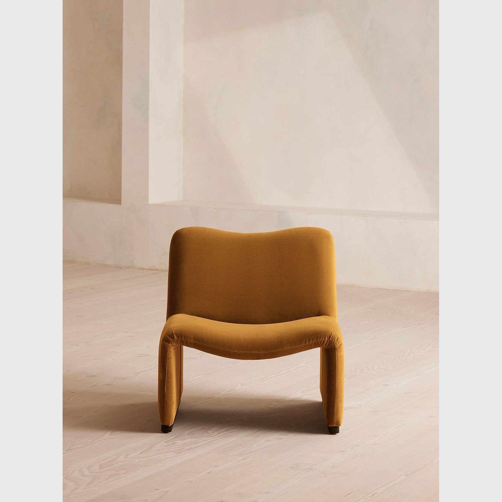 Soho Home | Lovett Chair | Velvet Mustard gallery detail image