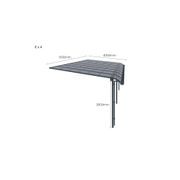 Ibis Outdoor Teak Right Arm Sofa gallery detail image