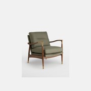 Soho Home | Theodore Armchair | Khaki Linen gallery detail image
