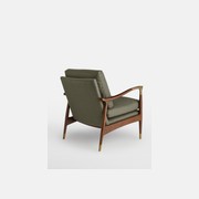 Soho Home | Theodore Armchair | Khaki Linen gallery detail image