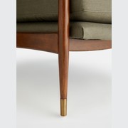 Soho Home | Theodore Armchair | Khaki Linen gallery detail image