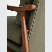 Soho Home | Theodore Armchair | Khaki Linen gallery detail image