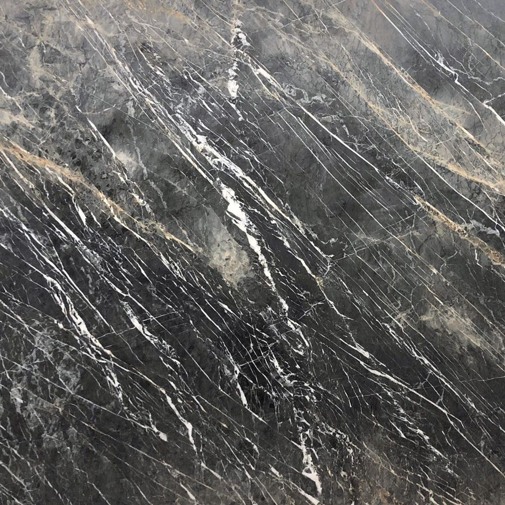 Natural Stone Slabs | Breccia Black Marble gallery detail image