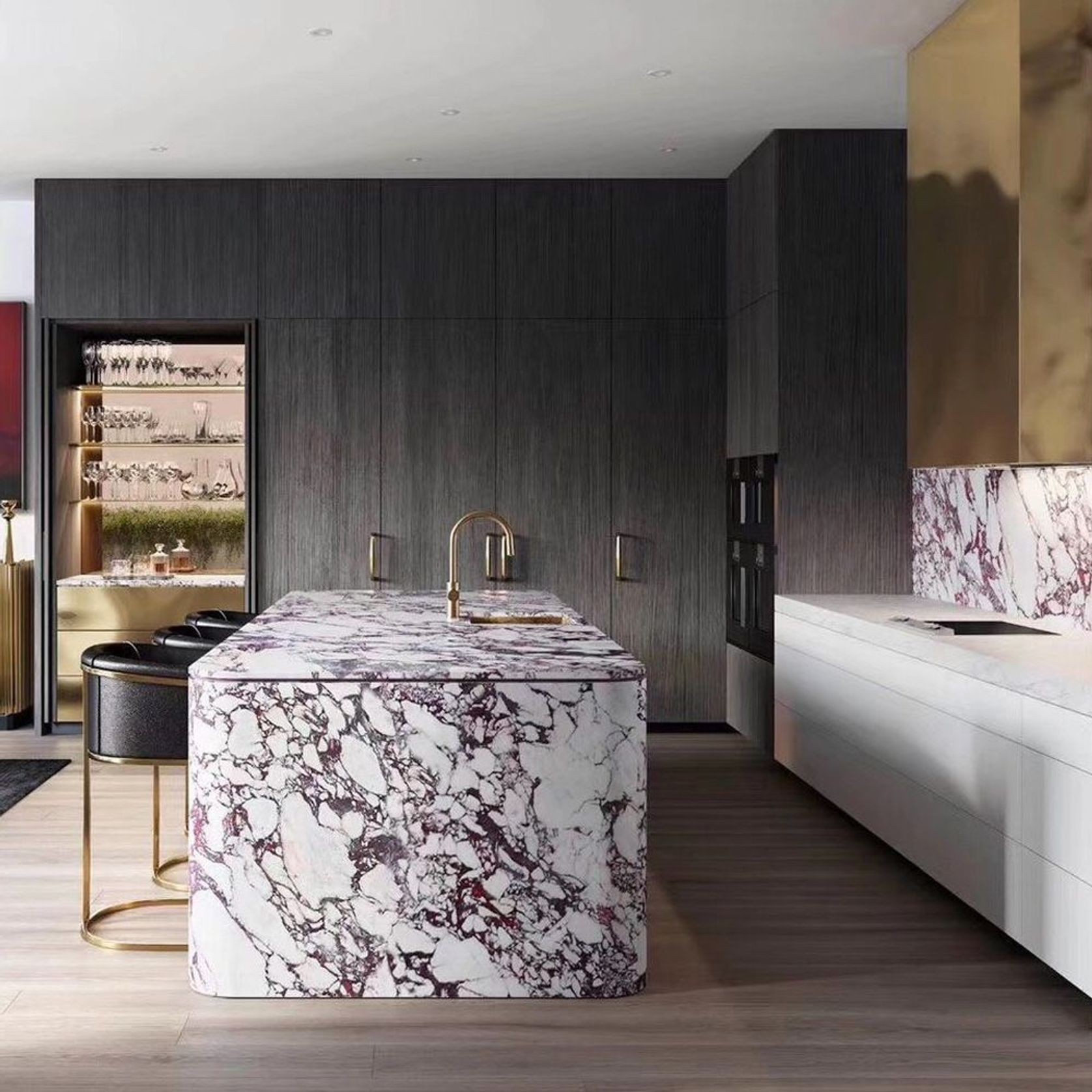 Natural Stone Slabs | Calacatta Viola Marble gallery detail image