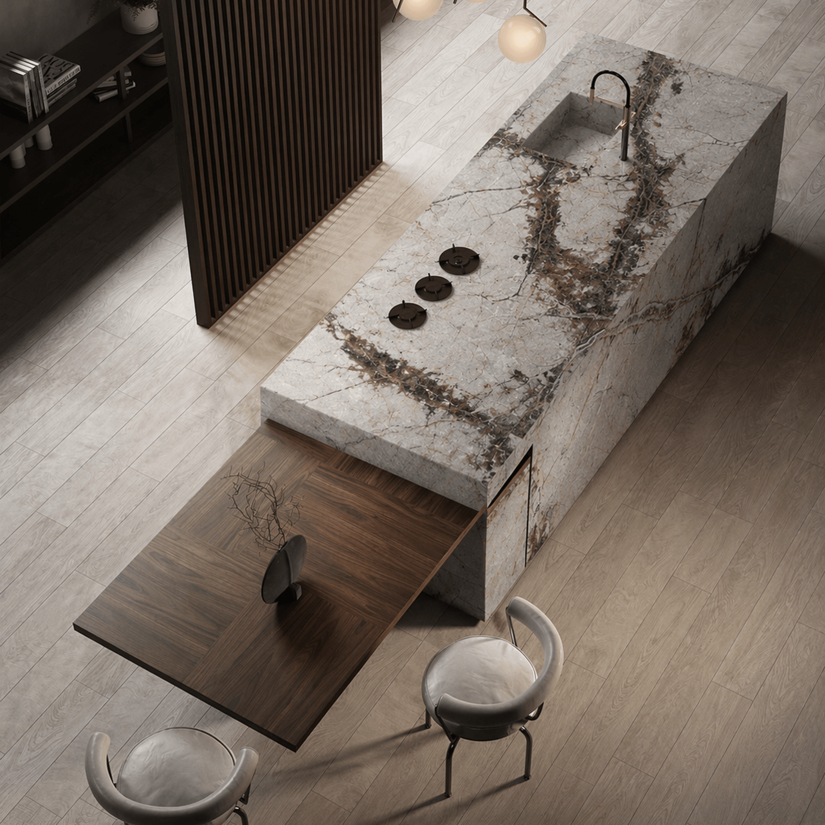 Tectonic Grey Marble | Natural Stone gallery detail image